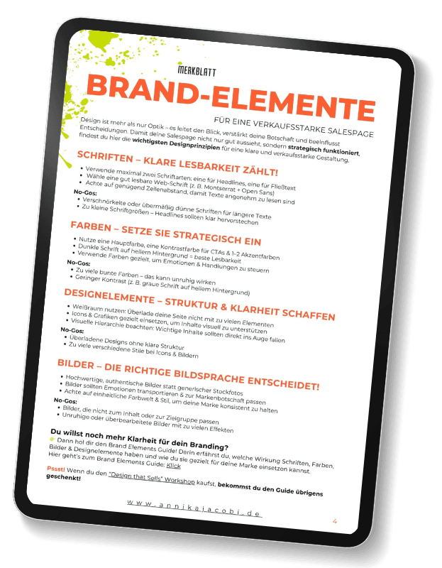 Brand-Elemente Mockup