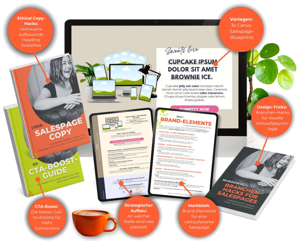 Salespage Profits Blueprint Mockup #2